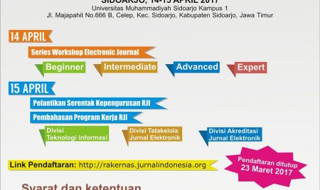 Pengelola Jurnal Kajian Bimbingan dan Konseling mengikuti Series Workshop Electronic Journal dan Rakernas Relawan Jurnal Indonesia